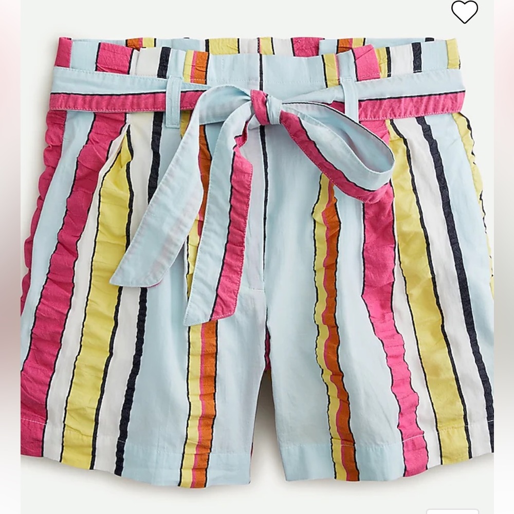 Gold Paulina Tie Ribbon Shorts main image 1